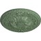 Ekena Millwork Amelia Ceiling Medallion (Fits Canopies up to 2 3/8"), Hnd-Painted Athenian Green, 19 5/8"OD x 3/4"P CM20AMAGF - alternate 5